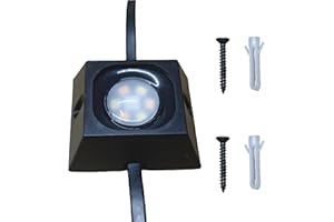 AHPOON Light Clips Mounts Bracket Compatible with Govee Outdoor Lights Pro,H706,60 Packs，Black