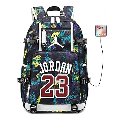 FANwenfeng Basketball Player Star Jordan Backpack Jordan Ubuy
