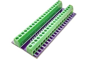 DIYABLES Screw Terminal Block Shield for Raspberry Pi, Female Header Breakout Board, 3.5mm Pitch, Compatible with Raspberry Pi 5/3B+/3B/3A+/2B/1B+/Zero/Zero W/Zero 2 W