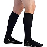 EvoNation Men’s Knee High 20-30 mmHg Graduated Compression Copper Socks – Firm Pressure Compression Support Stockings