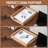 KIRIGEN Wooden Letter Tray Single Tier A4 Desk Organizer Paulownia Wood view 6