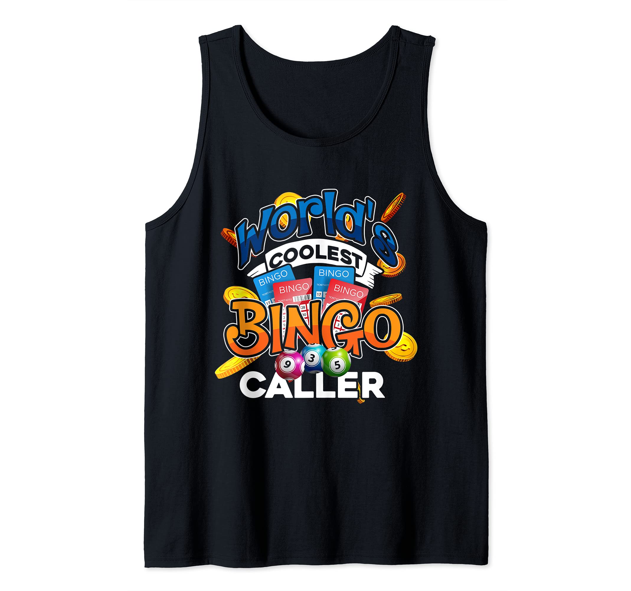 Gambling Funny Bingo Caller Gift Bingo Player Bingo Tank Top