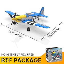 VOLANTEXRC RC Plane 4 Channel P51D Mustang Remote