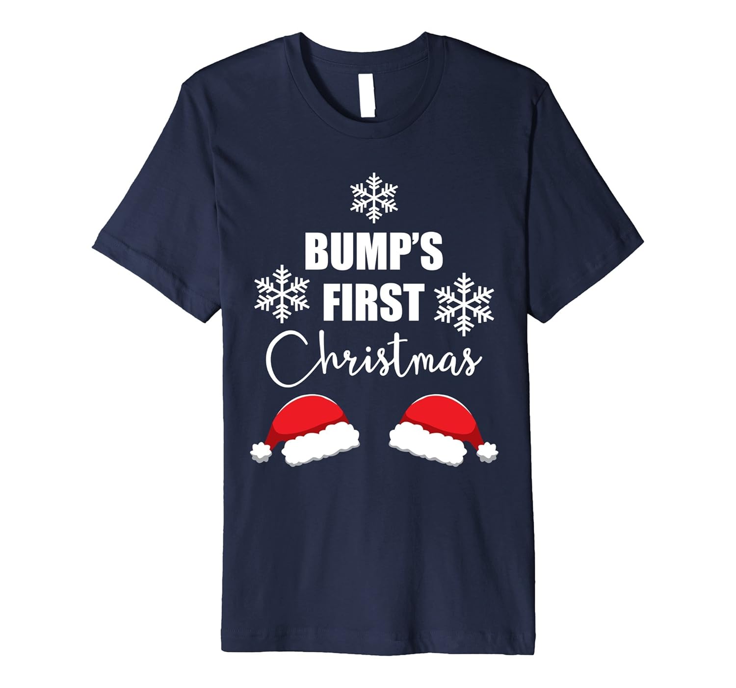 Bumps First Christmas Premium T-Shirt Twins Pregnancy Gift-ANZ