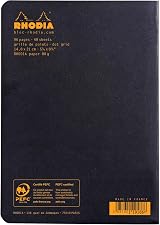 Rhodia 119186C Pack 10 Black A5 Dotted Notebooks 96 pages 80 gsm Clairefontaine view 3