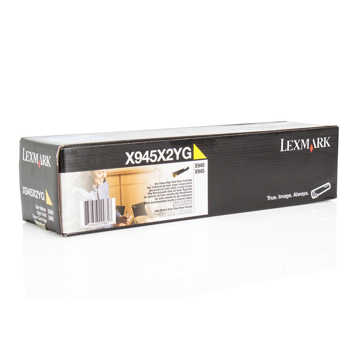 Lexmark - High Yield - yellow - original - toner cartridge - LCCP
