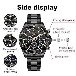 OLEVS Watches for Men Business Dress Big Face