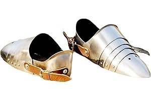 Medieval Plate SABATONS for Modern Fencing Shoes Sabaton Armor Shoes Combat Sabaton Reenactment Silver
