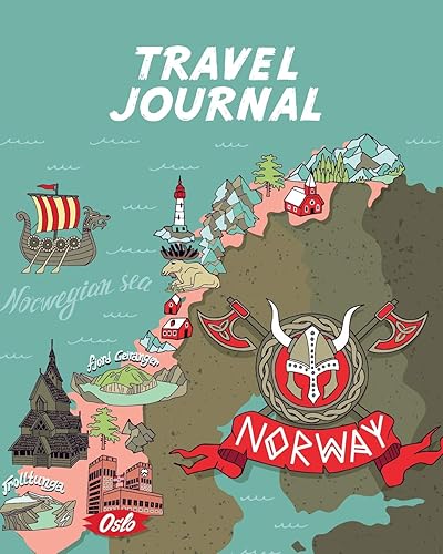 Download Travel Journal: Map Of Norway. Kid's Travel Journal. Simple, Fun Holiday Activity Diary And Scrapbook To Write, Draw And Stick-In. (Norwegian Map, Vacation Notebook, Adventure Log) PDF