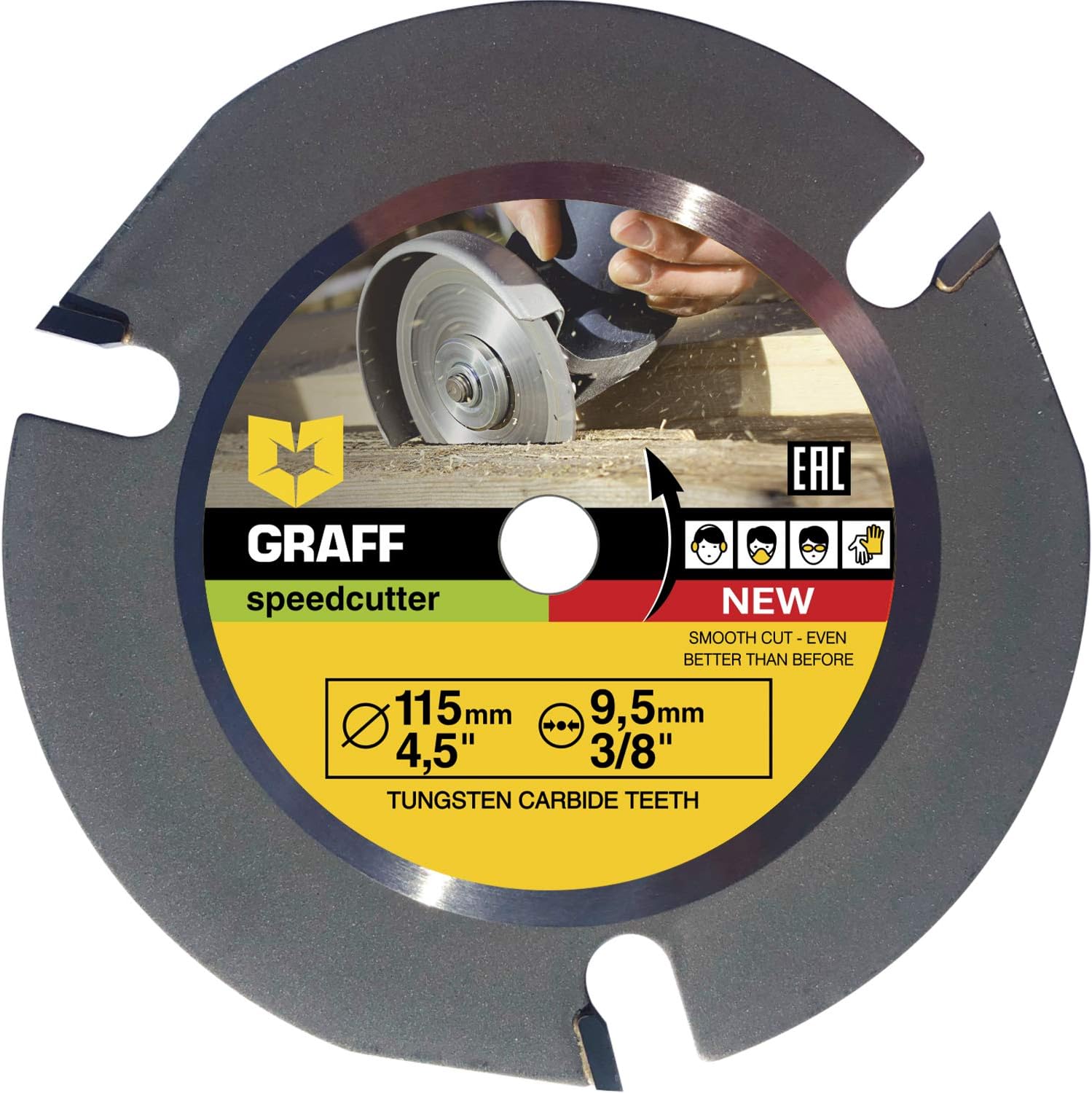 Grinder Wood Carving Disc GRAFF Speedcutter 3/8