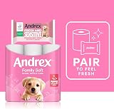 Andrex Family Soft Toilet Roll 72 Sheets 2-Ply Fragrance Free FSC Certified view 4