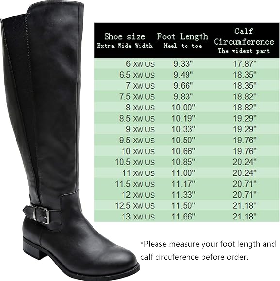 size 13 wide calf women's boots
