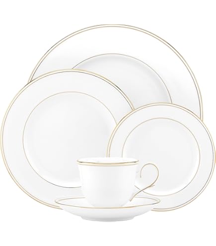 Amazon.com | Lenox Federal Platinum Bone China 5-Piece Place