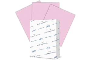 Hammermill Colored Paper, 20 lb Lilac Printer Paper, 8.5 x 11-1 Ream (500 Sheets) - Made in the USA, Pastel Paper, 102269C