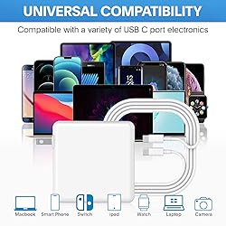 Mac Book Pro Charger - 118W USB C Charger Fast