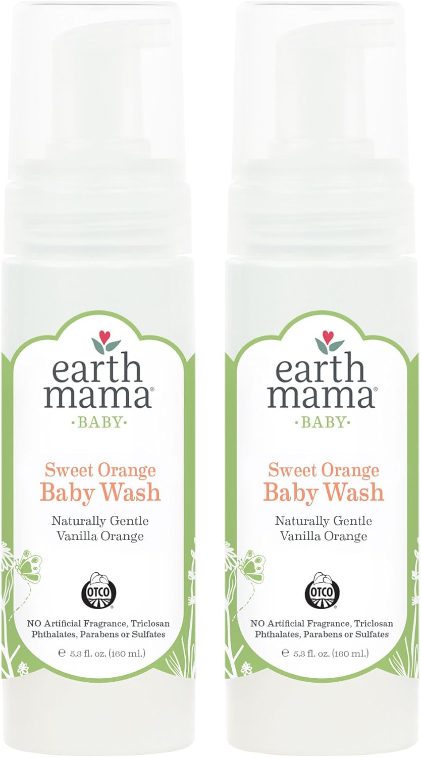earth mama angel baby body wash & shampoo
