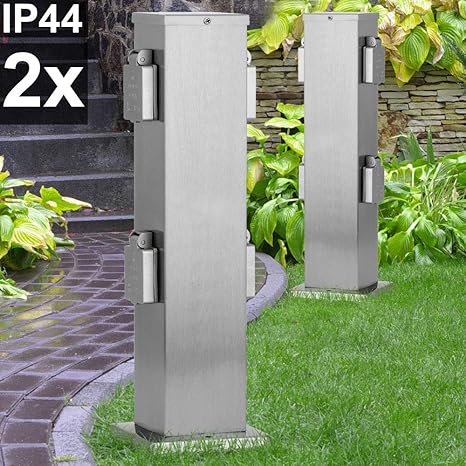 Etc Shop 2er Set 4er Steck Dosen Pfosten Energie Amazon De Elektronik