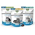 VetriScience Composure Cat Calming Chews Variety Pack - Clinically Supported Cat Anxiety Relief Supplement for Stress, Grooming, Vet Visits, Separation & More - 3 Packs (30 Chews Each)