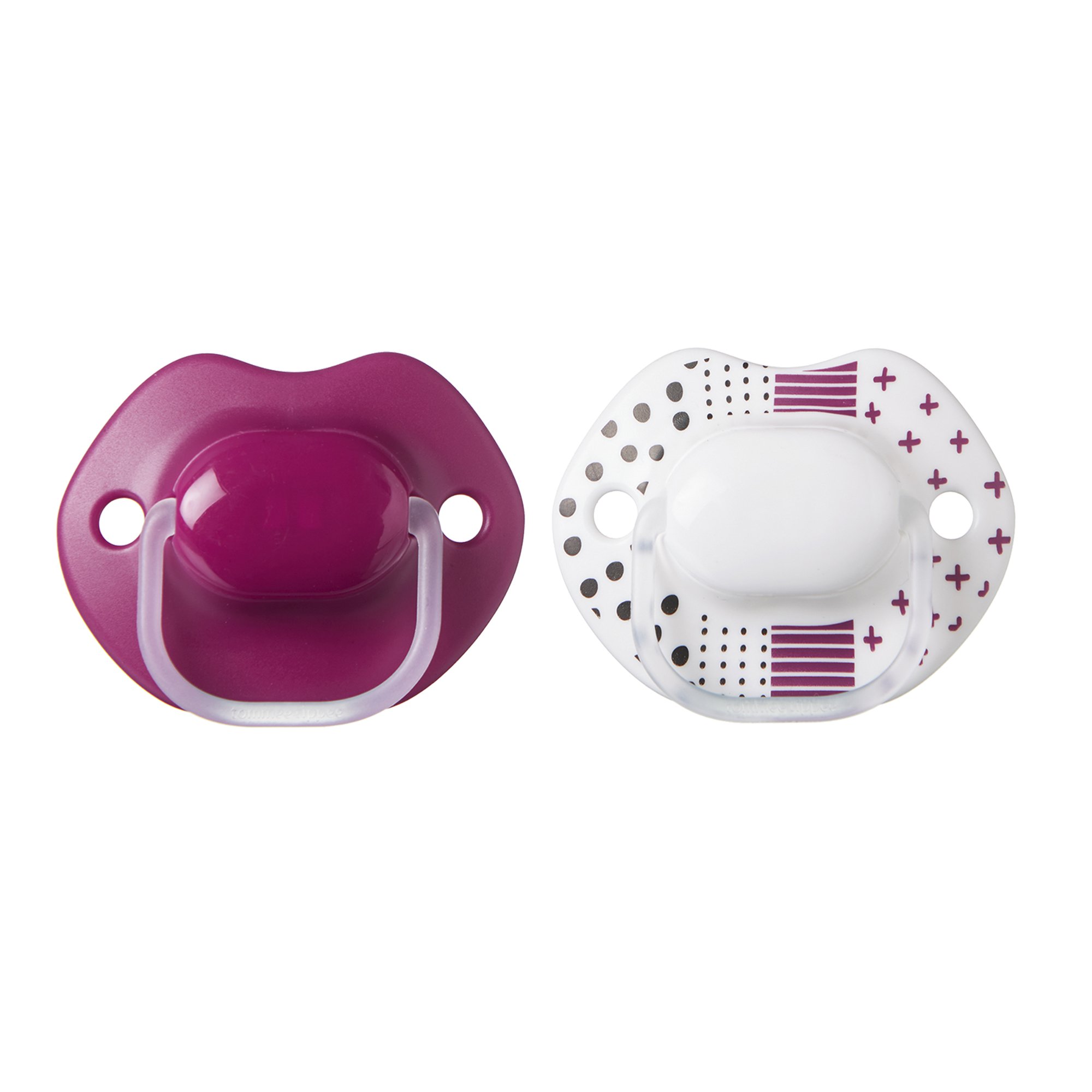 Tommee Tippee Urban Style Soother, 6 to 18 Months, Purple, Pack of 2, 43341965