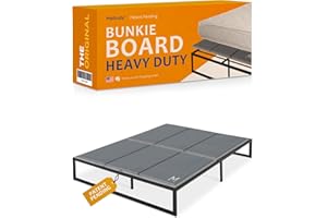 Meliusly Heavy Duty 10mm Bunkie Board King Size (76x80'') Patent Pending Low Profile Bed Board Design - Breathable, Noise Minimizing, Moisture Resistant Bunkieboards, Low Profile Bed Support