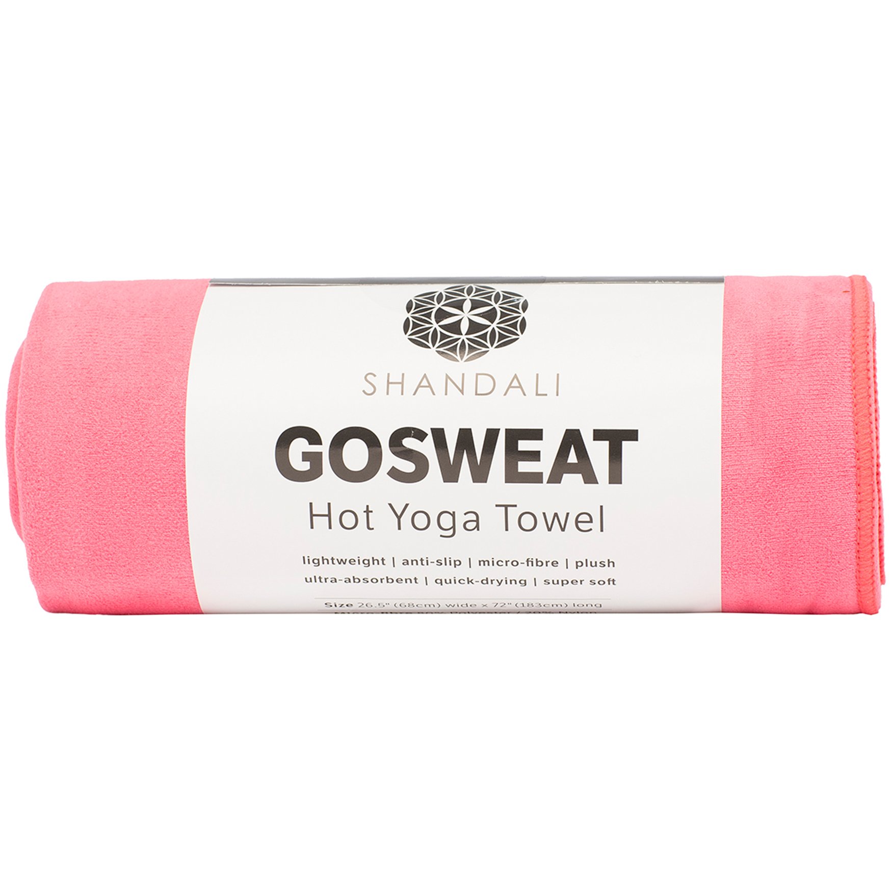 Photo 1 of Shandali Super Absorbent, 100% Microfiber, Suede, Bikram/HOT Yoga Towel (26.5 x 72)