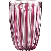 GUZZINI Dolcevita 16oz Tall Tumbler, Amethyst - 100% Recycled Plastic - Unbreakable, Reusable, BPA-Free, Iced Coffee, Smoothie, Water - Stackable Cup for Kids, Home &amp; Kitchen