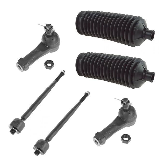 Tie Rod End Inner Outer LH RH w/Rack Boot Bellow Kit for 02