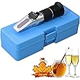 0-90% Brix Refractometer with ATC - Accurate Sugar Content Measurement for Honey, Fruit, Maple Syrup and Beverages - Ideal for Homebrewing, Labs & More