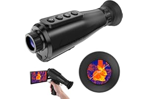XYTEC Thermal Monocular 384x288 (AI Super Resolution) Ai15 Thermal Imaging Monocular 1.43" Large AMOLED Display Thermal Monoculars for Hunting 12H Thermal Vision Monoculars with Wi-Fi Hotspot/Sta