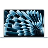 Apple 2026 MacBook Air 15-inch Laptop with M5 chip: Built for AI, 15.3-inch Liquid Retina Display, 16GB Unified Memory, 512GB SSD, 12MP Center Stage Camera, Touch ID, Wi-Fi 7; Sky Blue