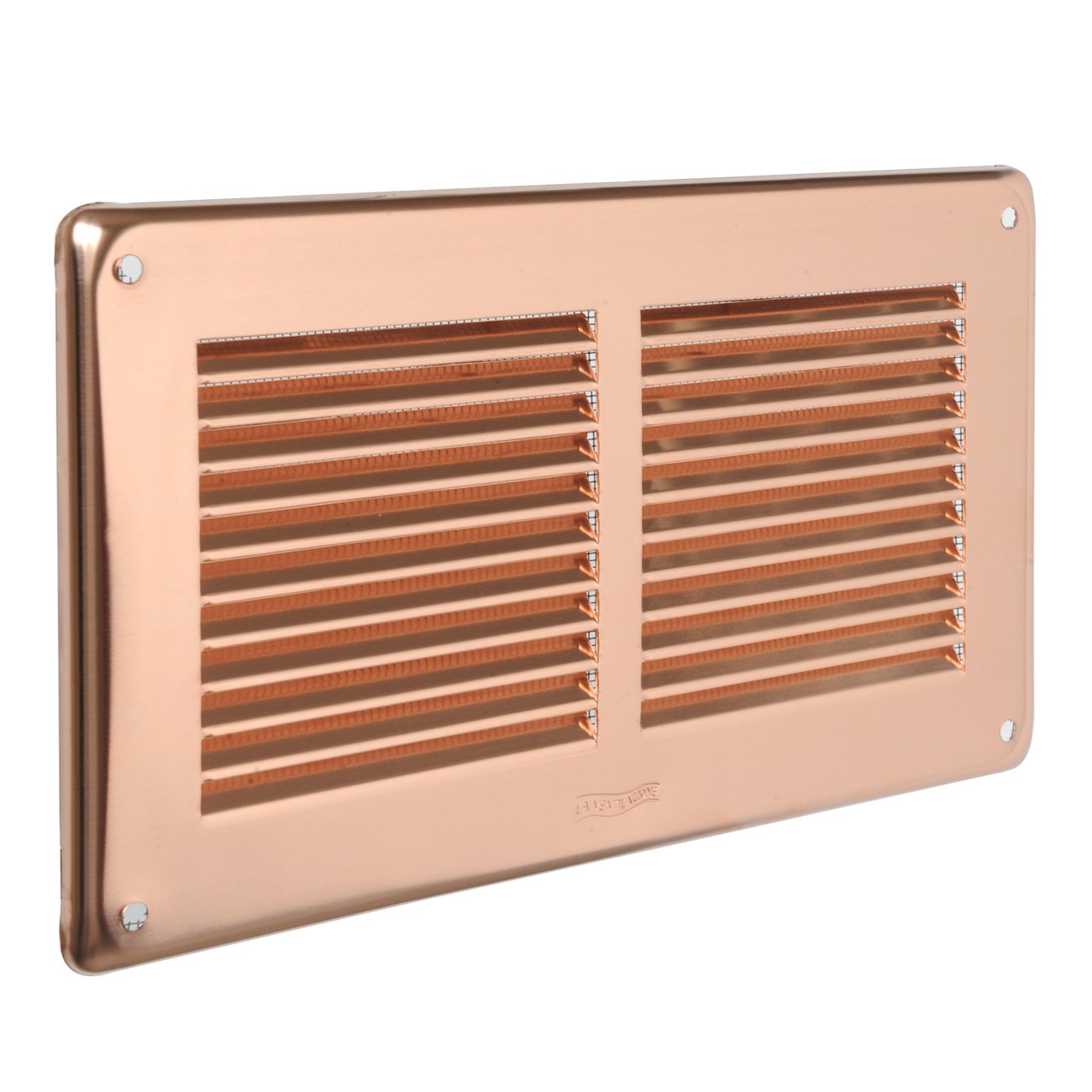 La Ventilazione GRA20R Rectangular Overlay Grille, Copper, 240 x 140 mm