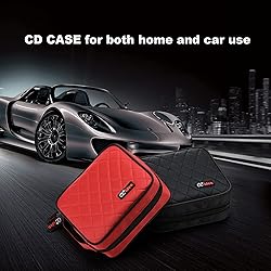 CCidea 40 Capacity CD/DVD Case Holder Portable