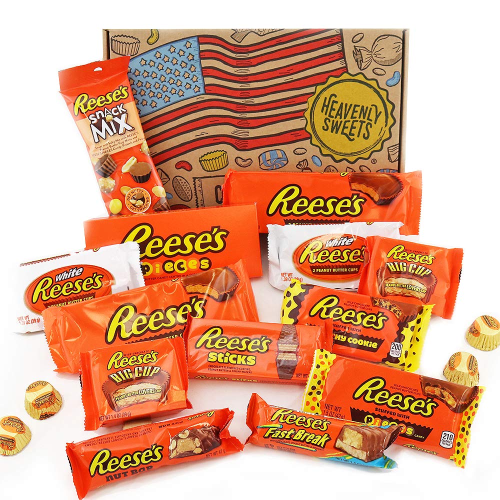 Reeses American Candy Gift Hamper Peanut Butter Chocolate Selection