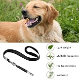 Siliget Dog Training Whistle Adjustable Ultrasonic Recall Bark Stop Black view 2