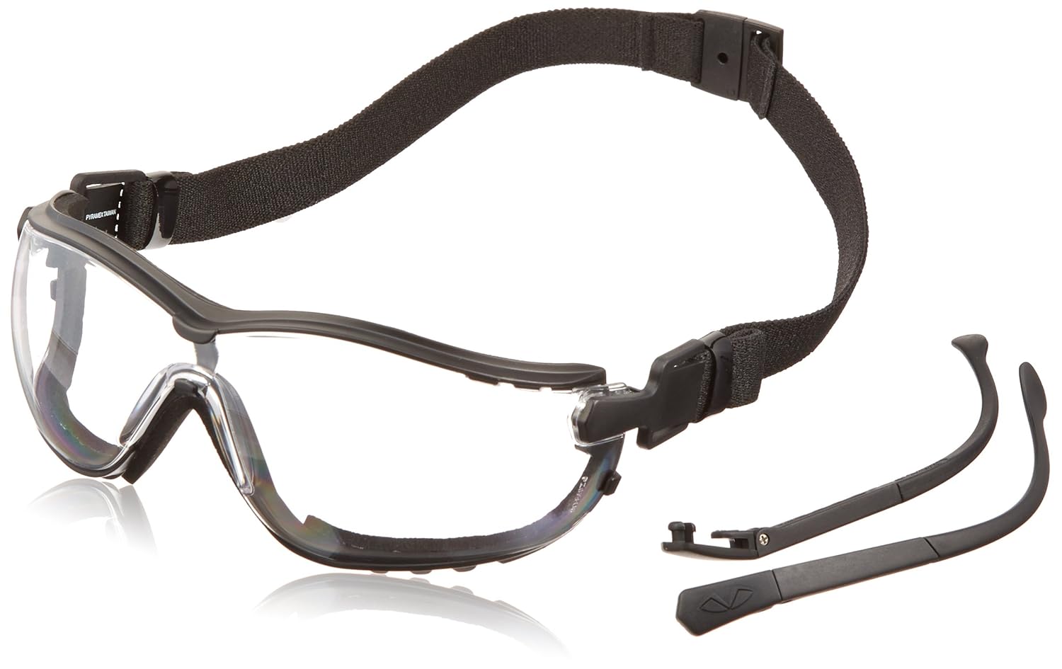 Pyramex V2G Safety Glasses, Black Frame/Clear AntiFog Lens Home Improvement