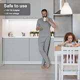 WOBANE LED Under Cabinet Lighting Kit 2m Rope Light 4 Panels 12V 120 LEDs view 4