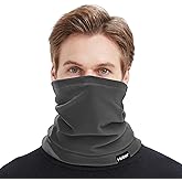 Meilzer Neck Gaiter, Winter Face Mask Cover, Fleece Windproof Cold Weather Scarf for Men, Women