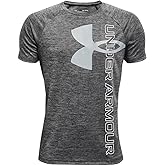Under Armour Boys Tech Split Logo Hybrid Short-Sleeve T-Shirt