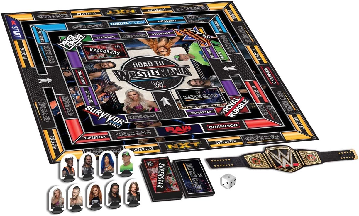 WWE Road to Wrestlemania Board Game, 40 x 27 x 5cm – BigaMart