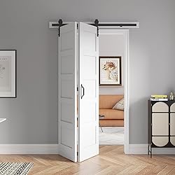 FREDBECK 48x84 Double Bi-fold Barn Door with