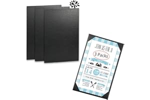 ONLVAN 3 Packs of Leather Menu Covers with Strong Wood Inside for 8.5x14 Inch, Single View Leather Menu Holder Covers for Wine List, Drinks, Cafes, Bar, Hotel,Cocktail (8.5x14 Inch/Single View/3 Packs)