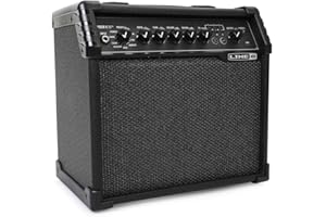 Line 6 Spider V 20 MkII, 20 Watts, Portable and Compact, Modeling Electric Guitar Practice Amp, Reverb & Effects, 16 Presets,