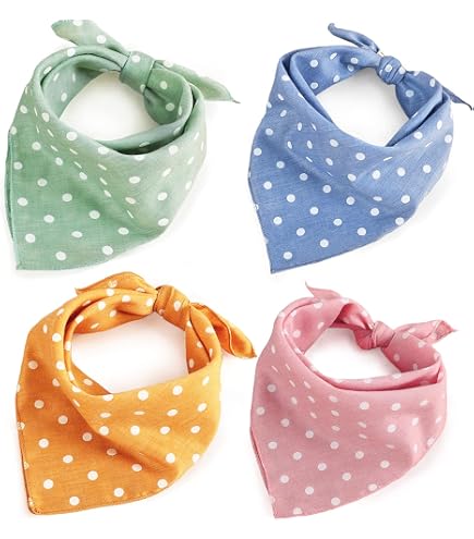 Bandana D'automne Pour Chien - Motif Feuilles - Fermeture Bouton Pression - Taille Moyenne (16-40 Kg) - 9