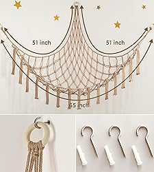 Stuffed Animal Storage Hammock or Net Corner