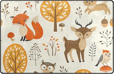deer rug for nursery