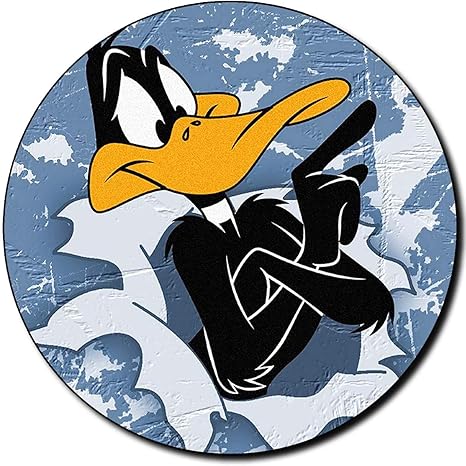 El Ente Lucas Daffy Duck Mauspad Fur Pc Redonda Amazon De Computer Zubehor