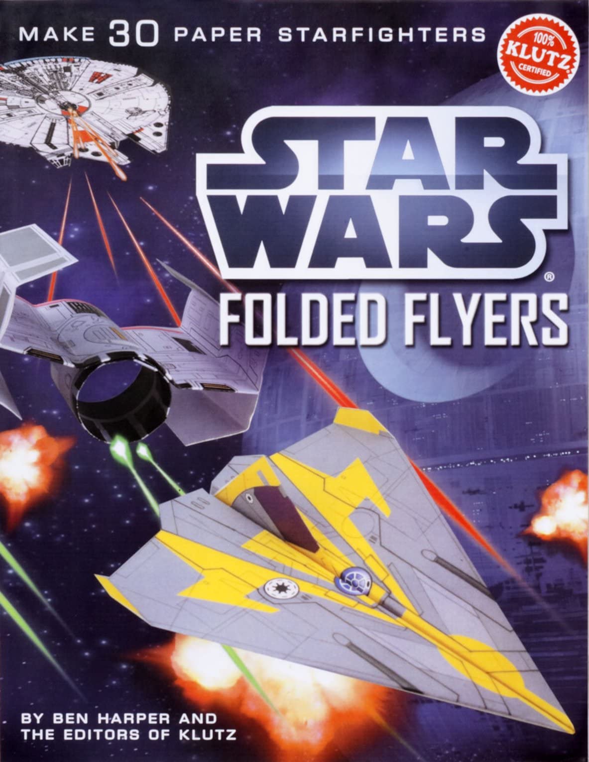 Klutz Star Wars Folded Flyers: Make 30 Paper Starfighters Craft Kit
