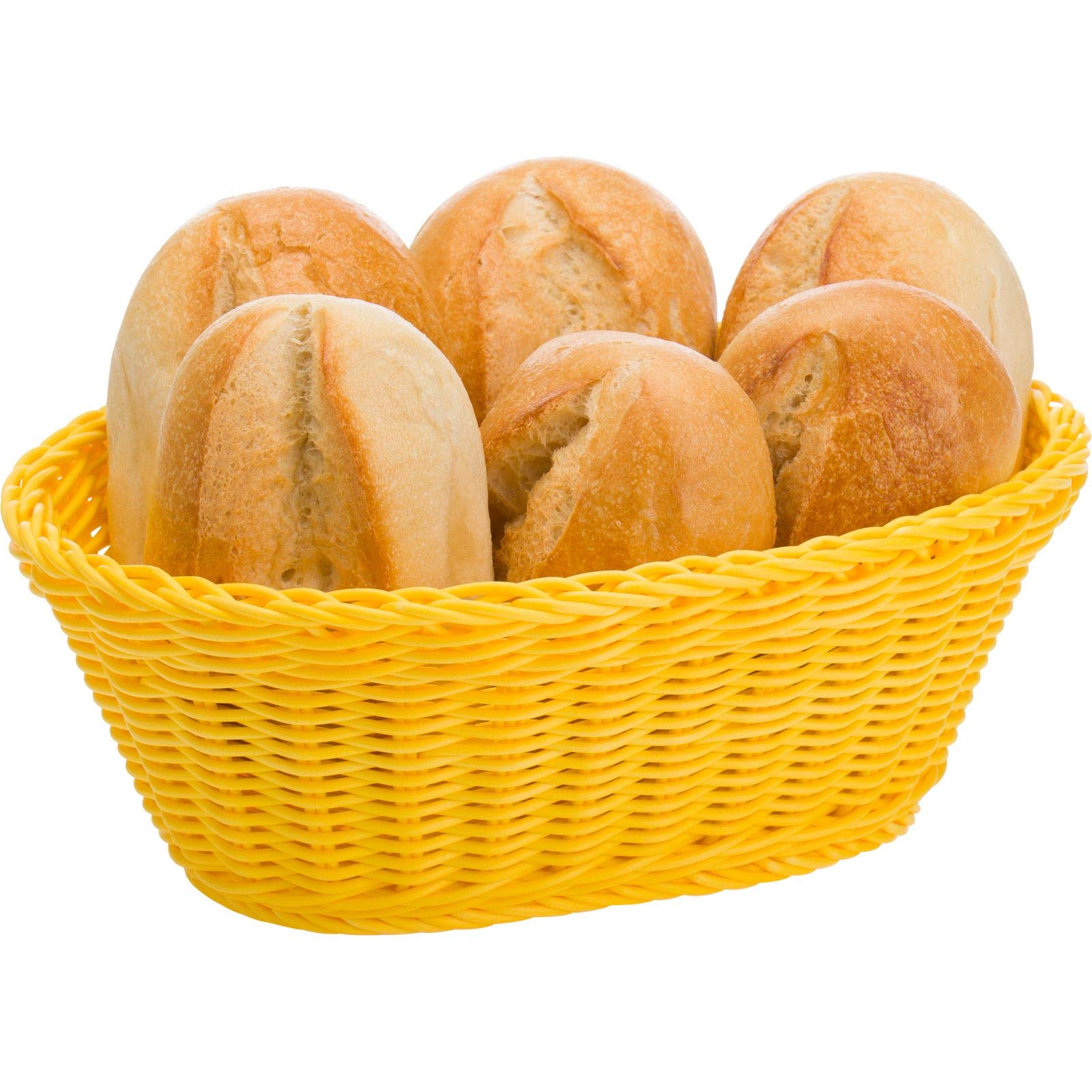 Saleen Oval Trend Basket, Lemon Yellow, 26 x 18.5 x 9 cm — image 1