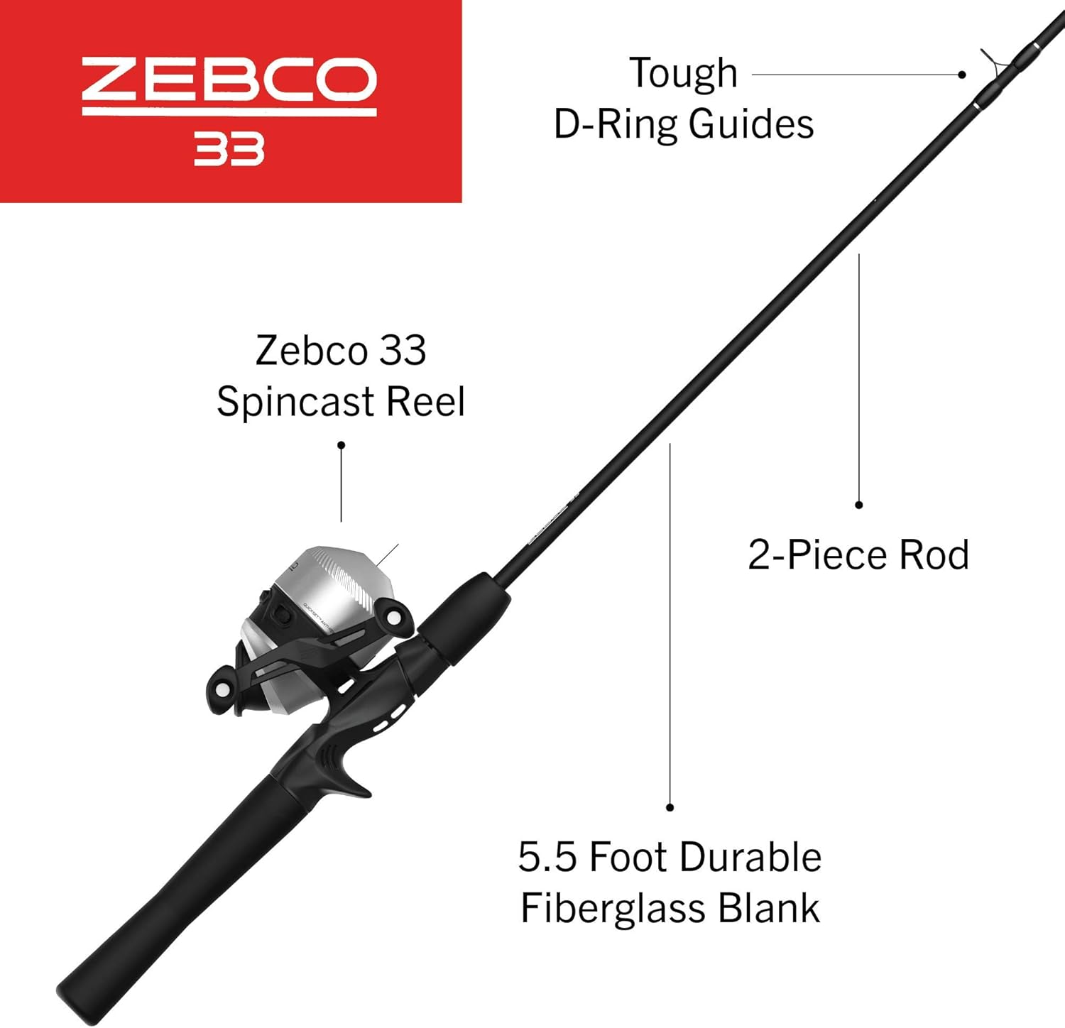 zebco 33 spincast combo