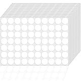 1400 PCS White Dot Stickers Round Coding Labels
